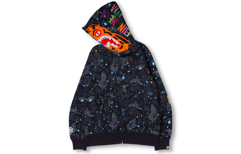 A Bathing Ape Space Camo Ponr Shark Худи