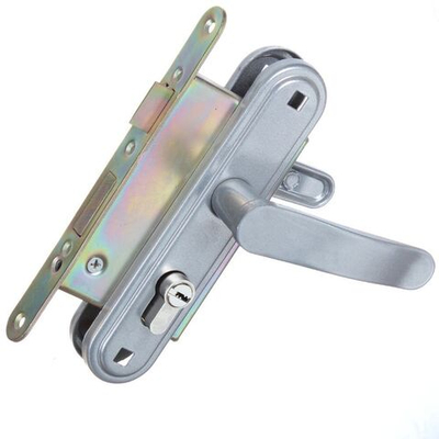 Замок врезной Зенит, ЗВ4-3.05, 00-00000526, ручка в комплект, цилиндровый, бриллиант