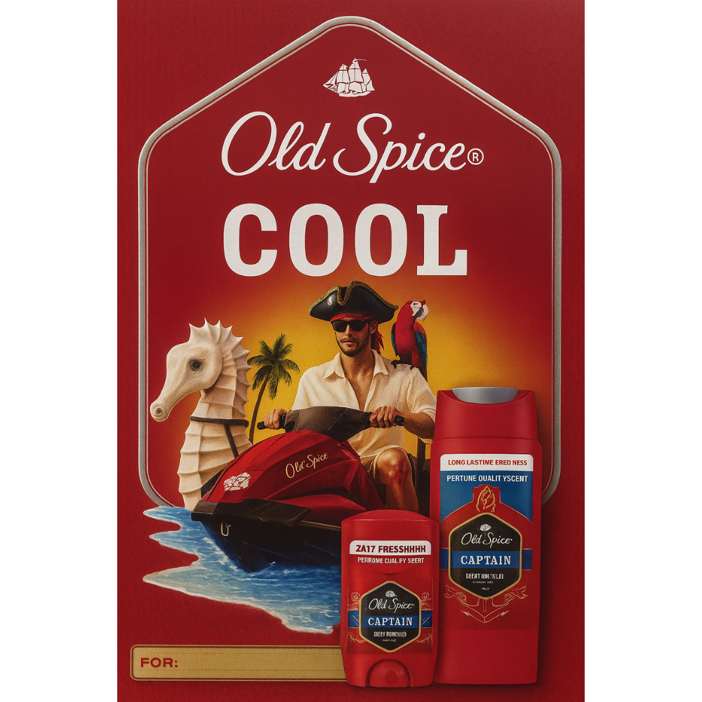 Подарочный Набор Old Spice дезодорант Captain 50 мл+Гель для душа