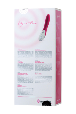 Вибратор Mystim Elegant Eric силиконовый, фуксия, 27 см