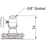 KUPO KCP-350 Mini Ali Clamp Polish. Зажим-прищепка