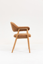 Стул обеденный Tavu с деревянными ножками терракотовый 2 шт.