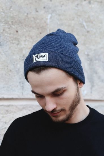 Шапка Родина Base (Серо-синий меланж)