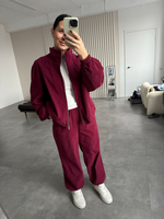 Костюм вельветовый бордо