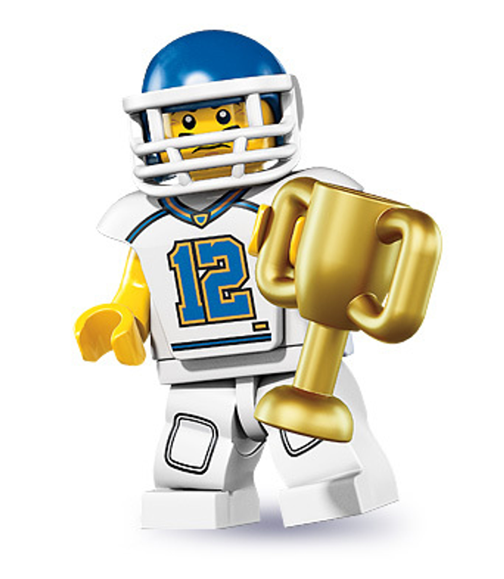 Минифигурка LEGO 8833 - 5  Футболист
