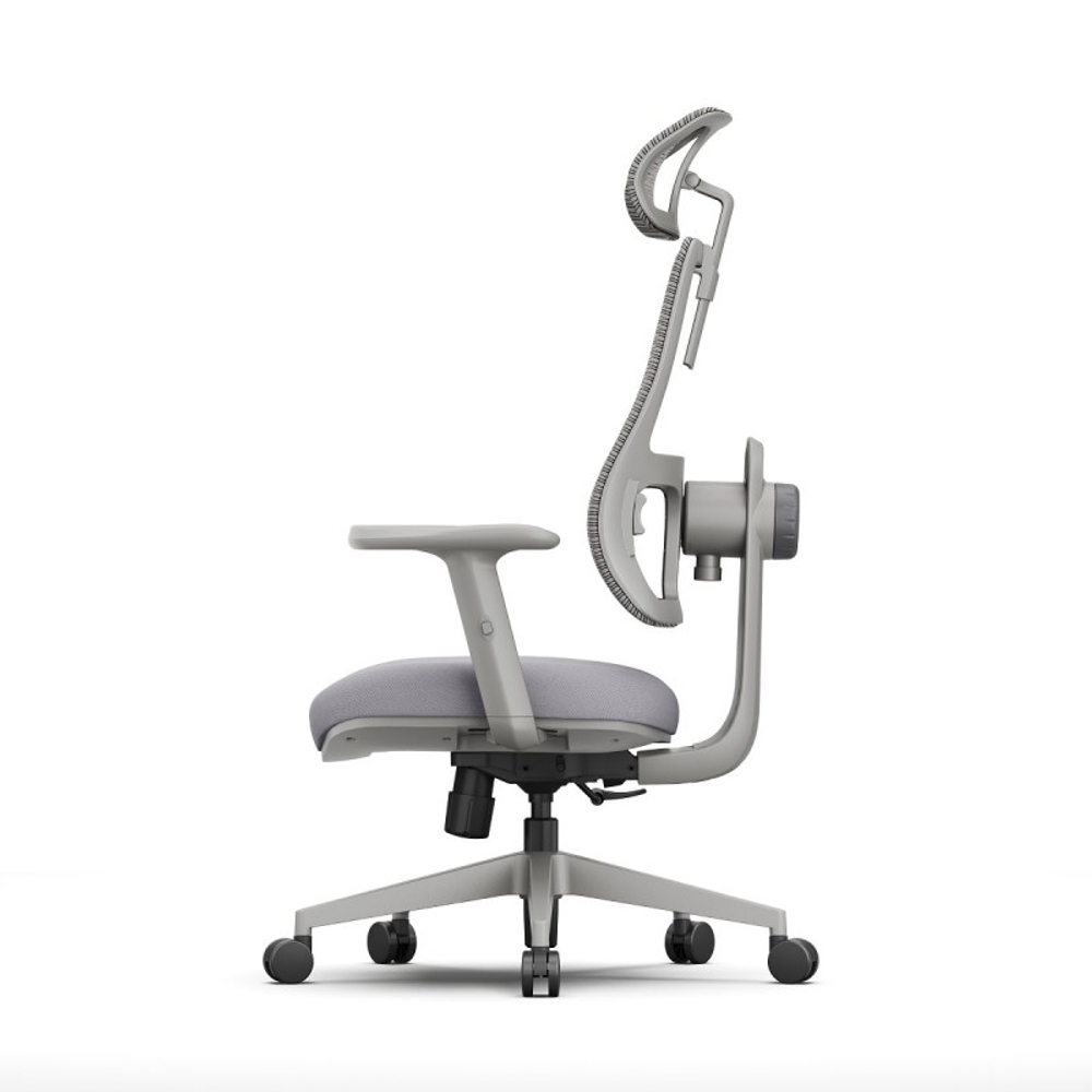 Эргономичное компьютерное кресло FoxGear NETZ One, DGGY, серый (FG-NETZ-ONE-DGGY)