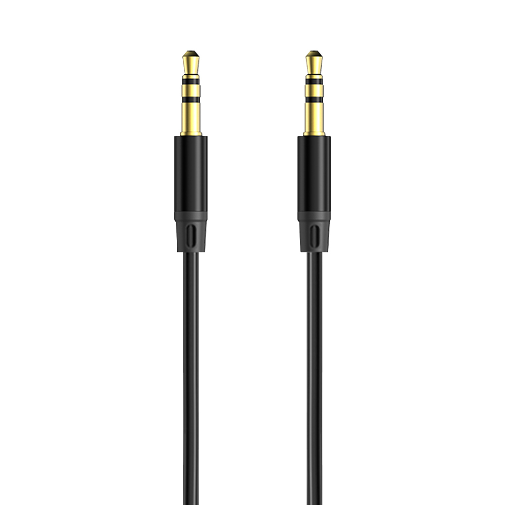 Аудиокабель AUX Jack3.5мм - Jack3.5мм, 1.2м, черный