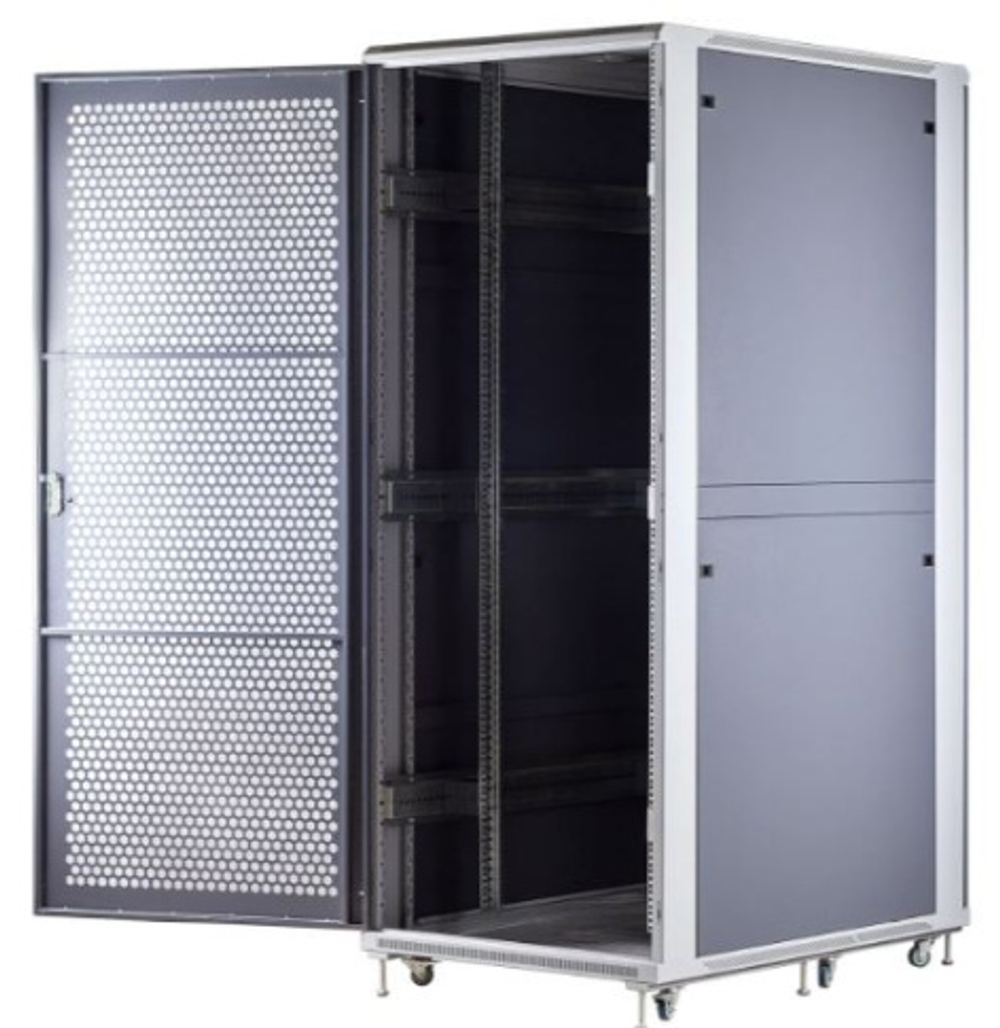 Шкаф напольный 19", 42U SNR SNR-TFC-428010-CPDP-G-SF