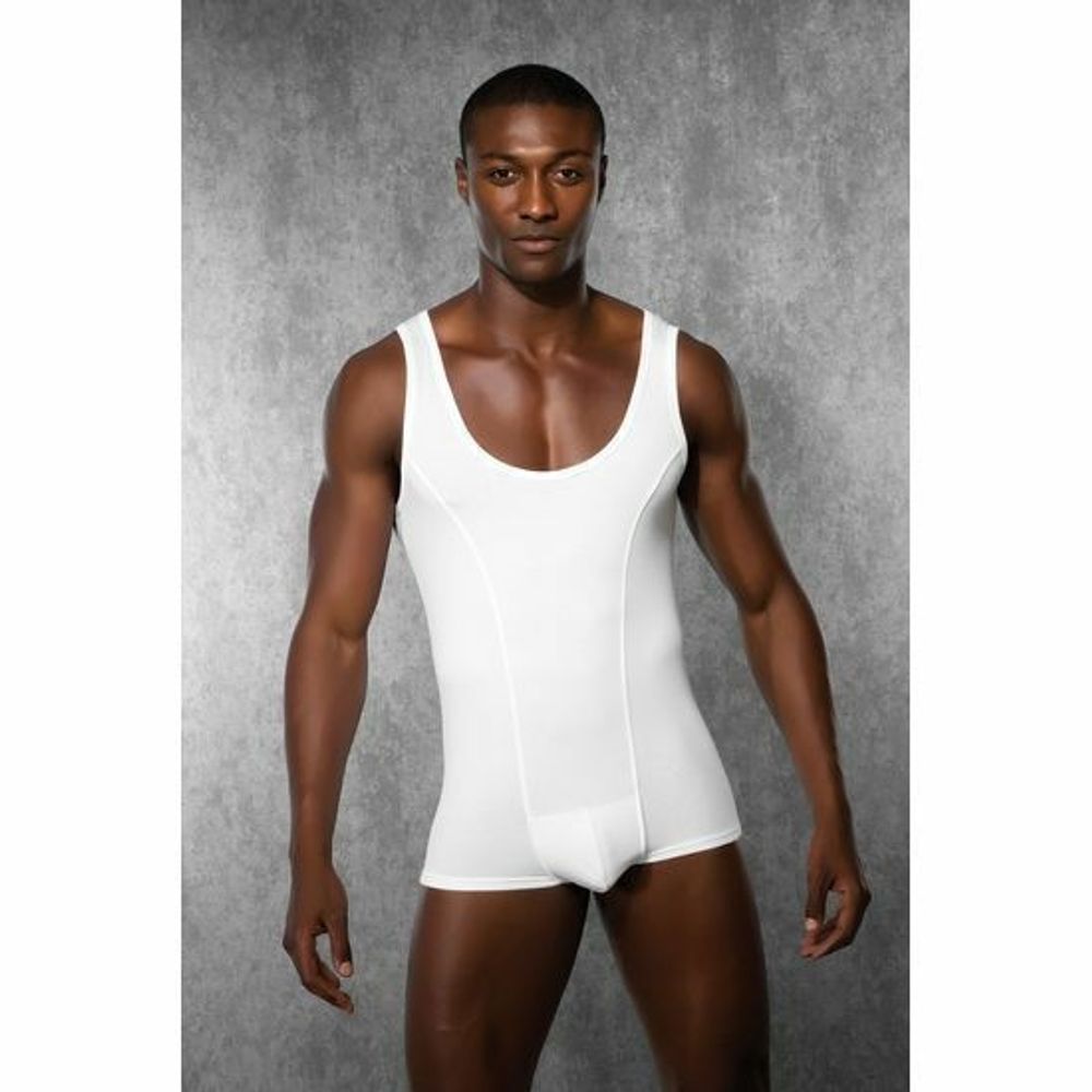 Мужское боди белое Doreanse Man Bodysuit 3010