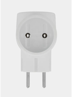 Тройник электрический, без заземления, 220 В, 6A