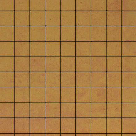 Тротуарная плитка КВАДРАТ 100х100 мм - Листопад гладкий Сахара