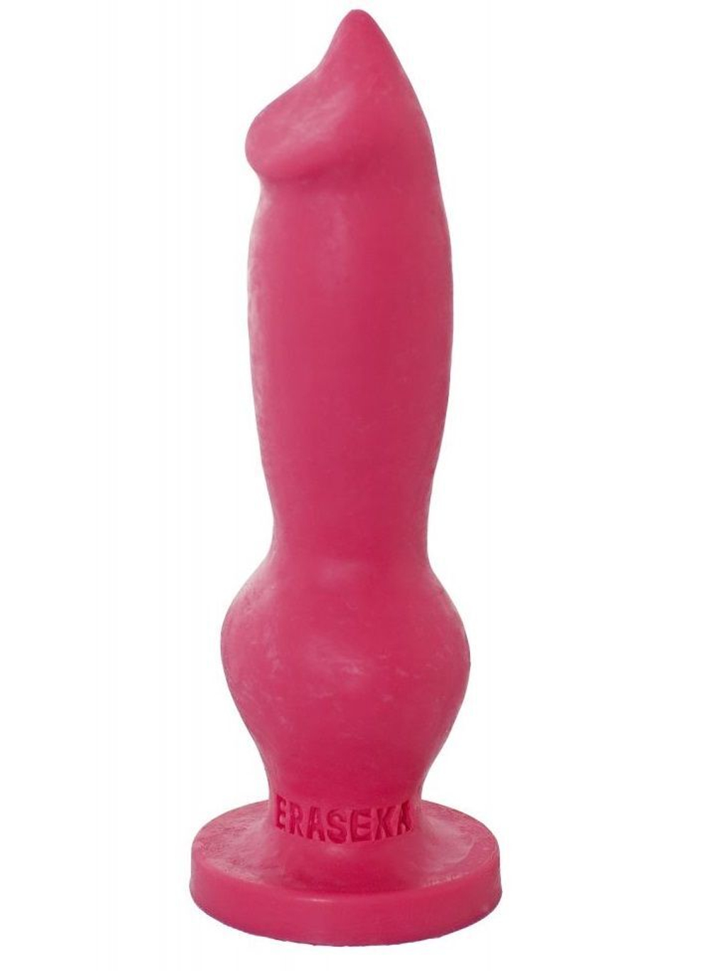 Розовый фаллос собаки Стаффорд - 20 см. (Цвет: розовый)