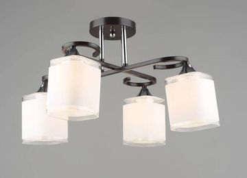 5988/4 BK+CH (2) Люстра (RL)