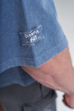 Футболка Washed Rag Top GOLDEN AGE 788 Синяя