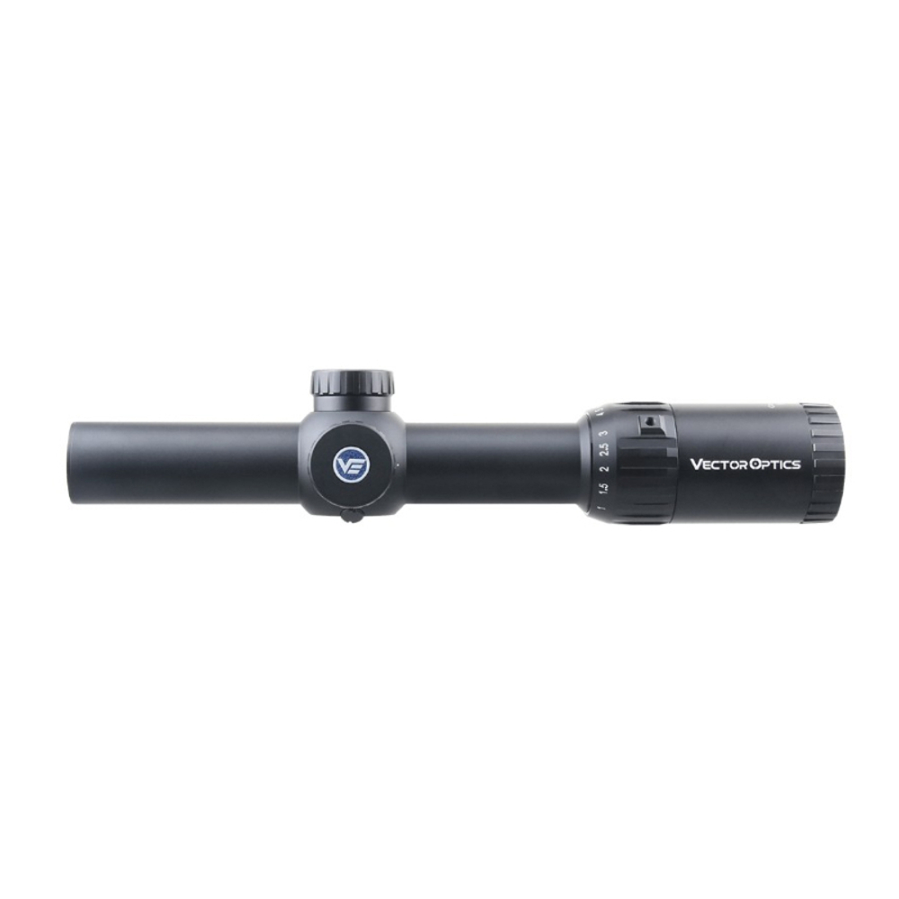 Прицел Vector Optics Constantine 1-10x24, ( Сетка Fiber Center Dot / с подсветкой )
