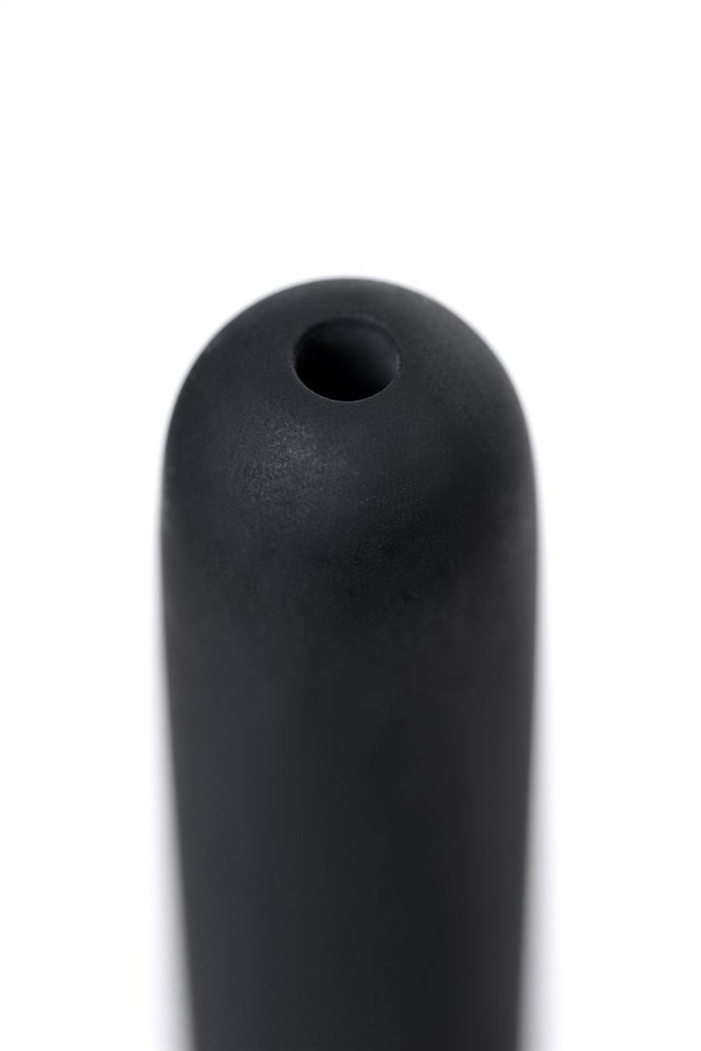 Черный силиконовый анальный душ A-toys с гладким наконечником