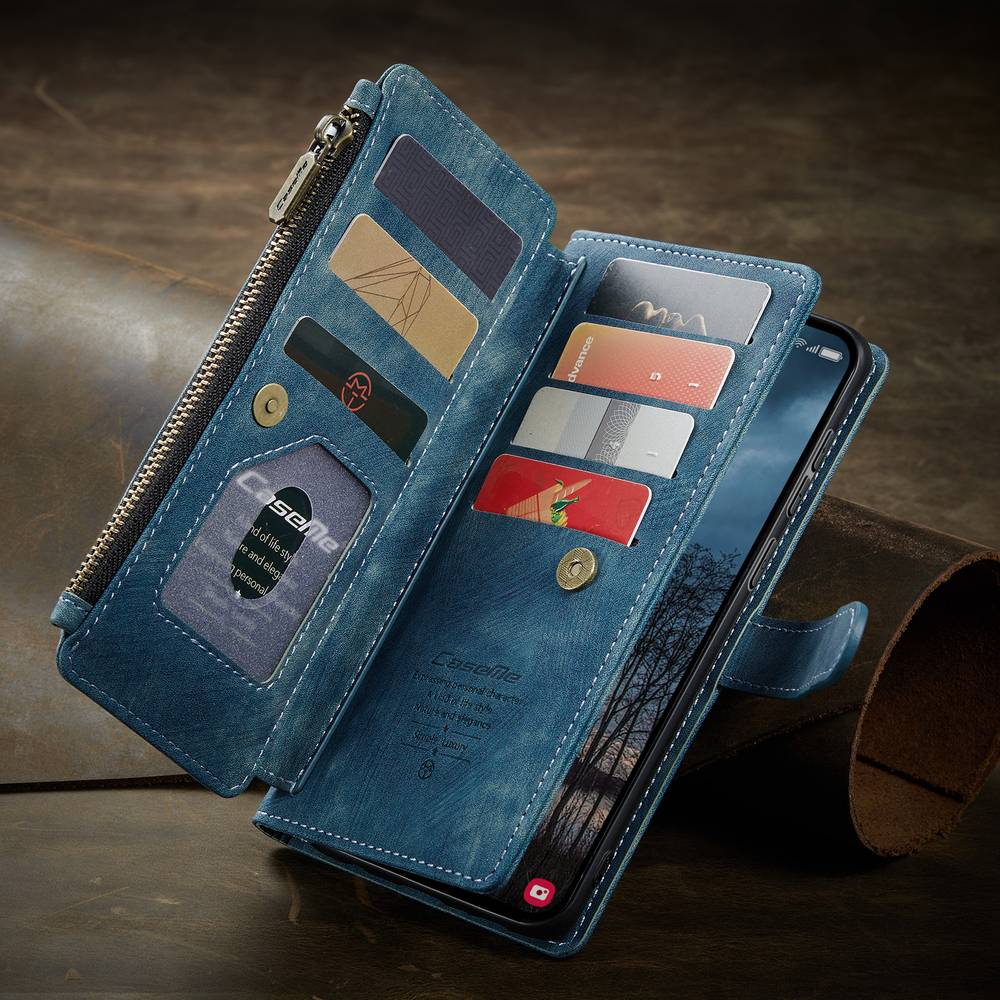 Многофункциональный чехол-кошелек CaseMe 3 in 1 Matte Wallet для Samsung Galaxy S25 Edge