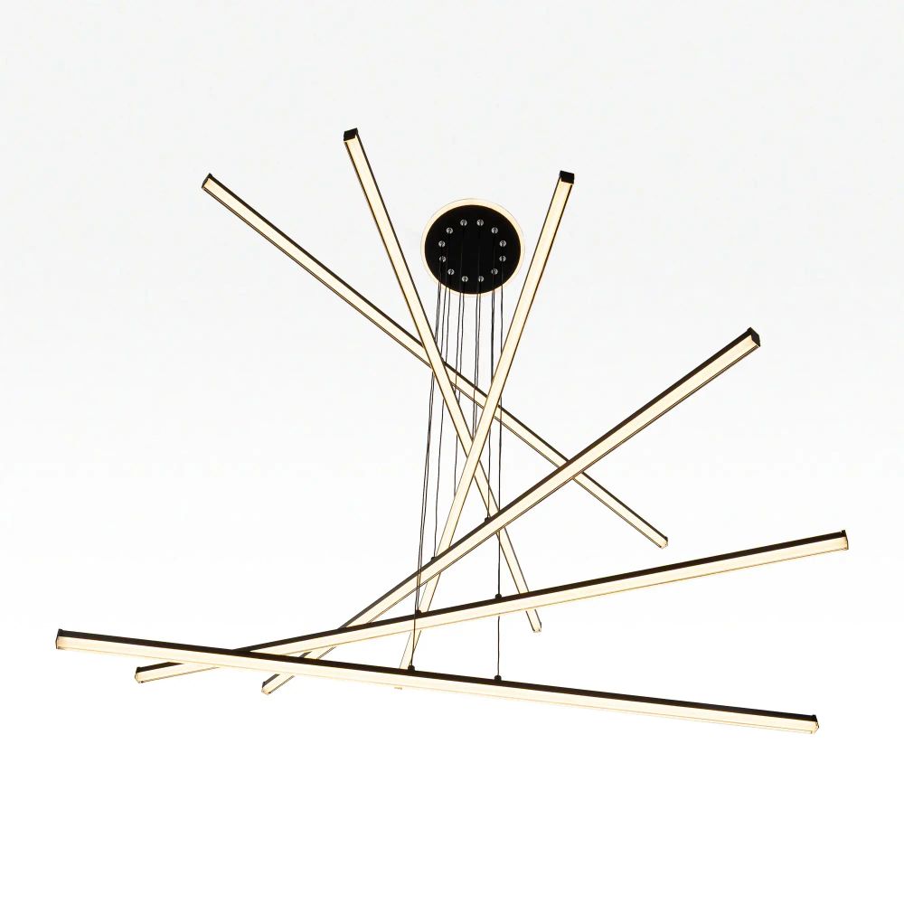 Citilux Trent CL203761 LED Люстра подвесная с пультом Чёрная