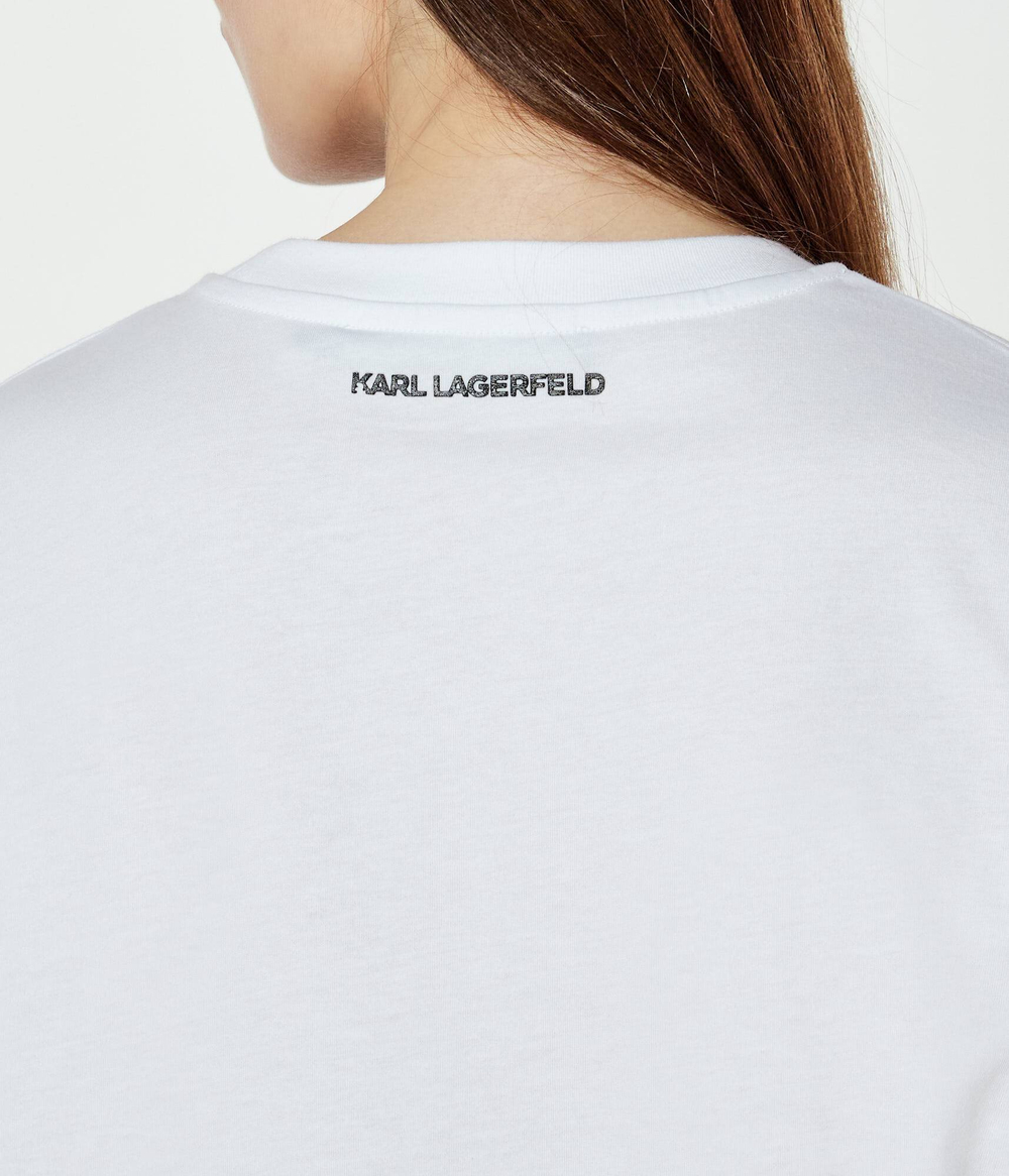 Футболка IKON PATCH Karl Lagerfeld - белый(A1W17025)