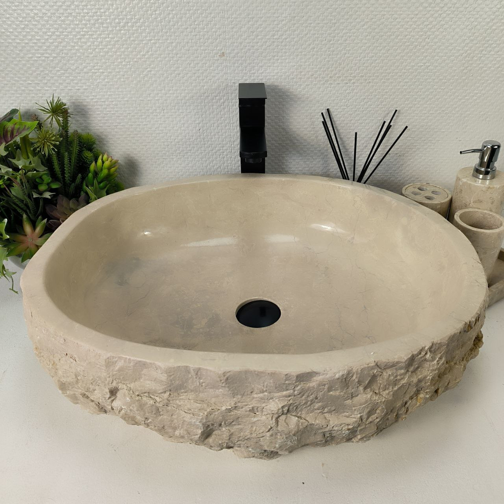 Раковина из мрамора Erozy Cream EM-64944 56*46*16 0877