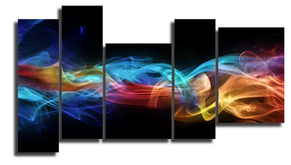 Модульная картина "Яркие пятна"