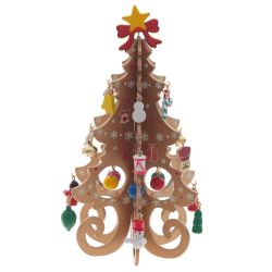 GAEM Фигурка декоративная "Ёлка", L14 W1,5 H18,5 см, 3в.