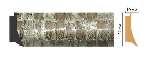 Багет Decomaster FM5-4 45*19*2850мм