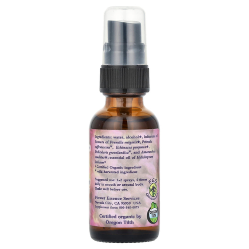 Flower Essence Services, Magenta Self-Healer ™, цветочная эссенция и эфирное масло, 30 мл (1 жидк. унц.)