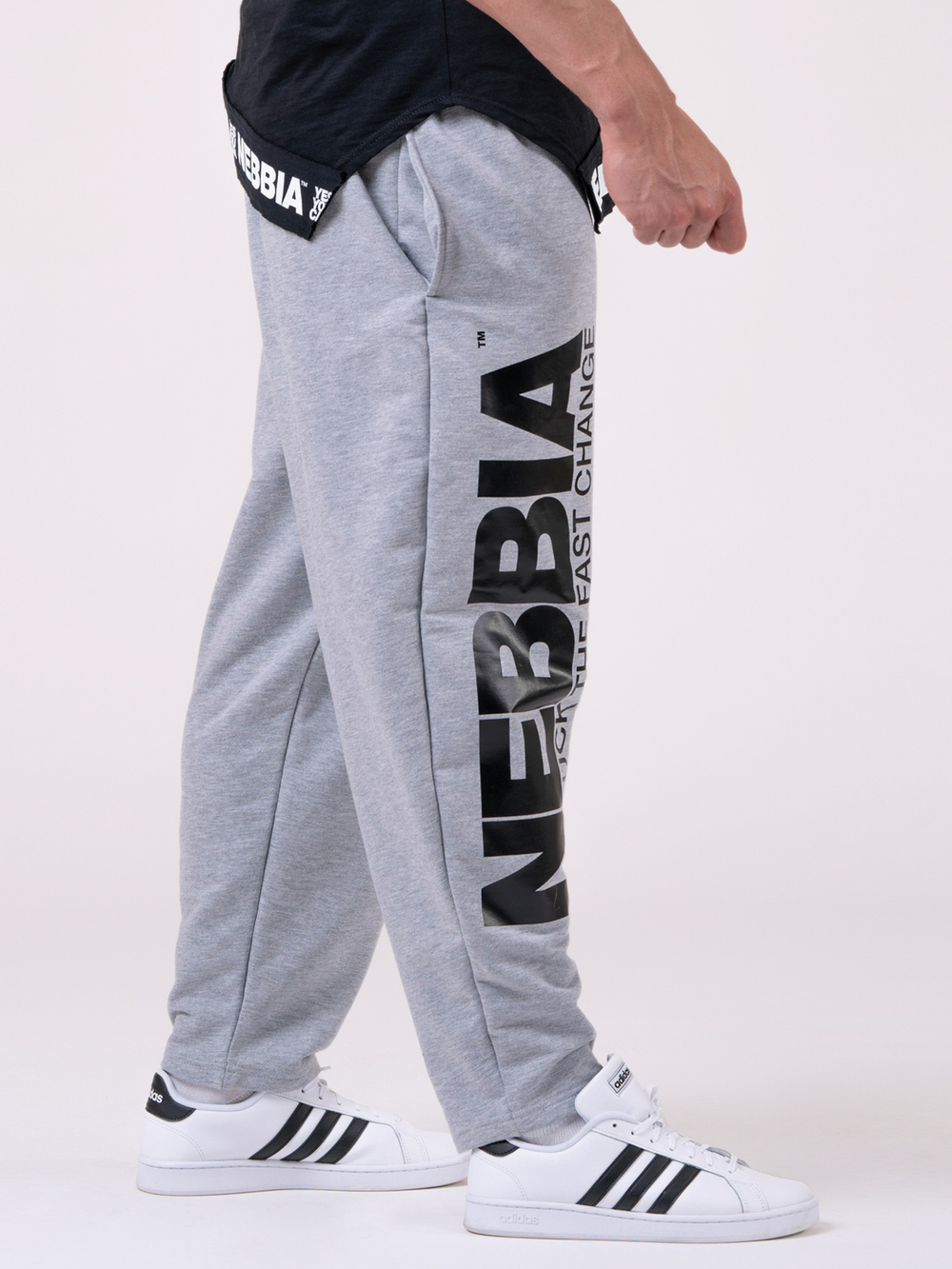 Штаны NEBBIA Beast Mode On iconic sweatpants 186 GREY