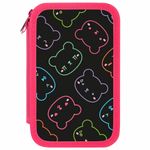 Пенал ПИФАГОР, 3 отделения, ламинированный картон, 19х11 см, "Bears", 273487