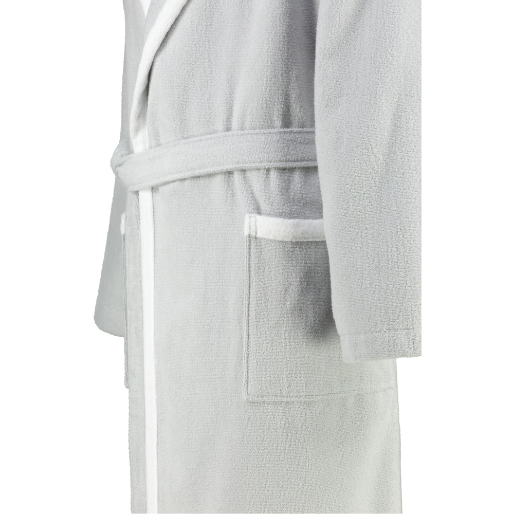 Элитный халат велюровый LC-Wing светло-серый от Vossen Австрия