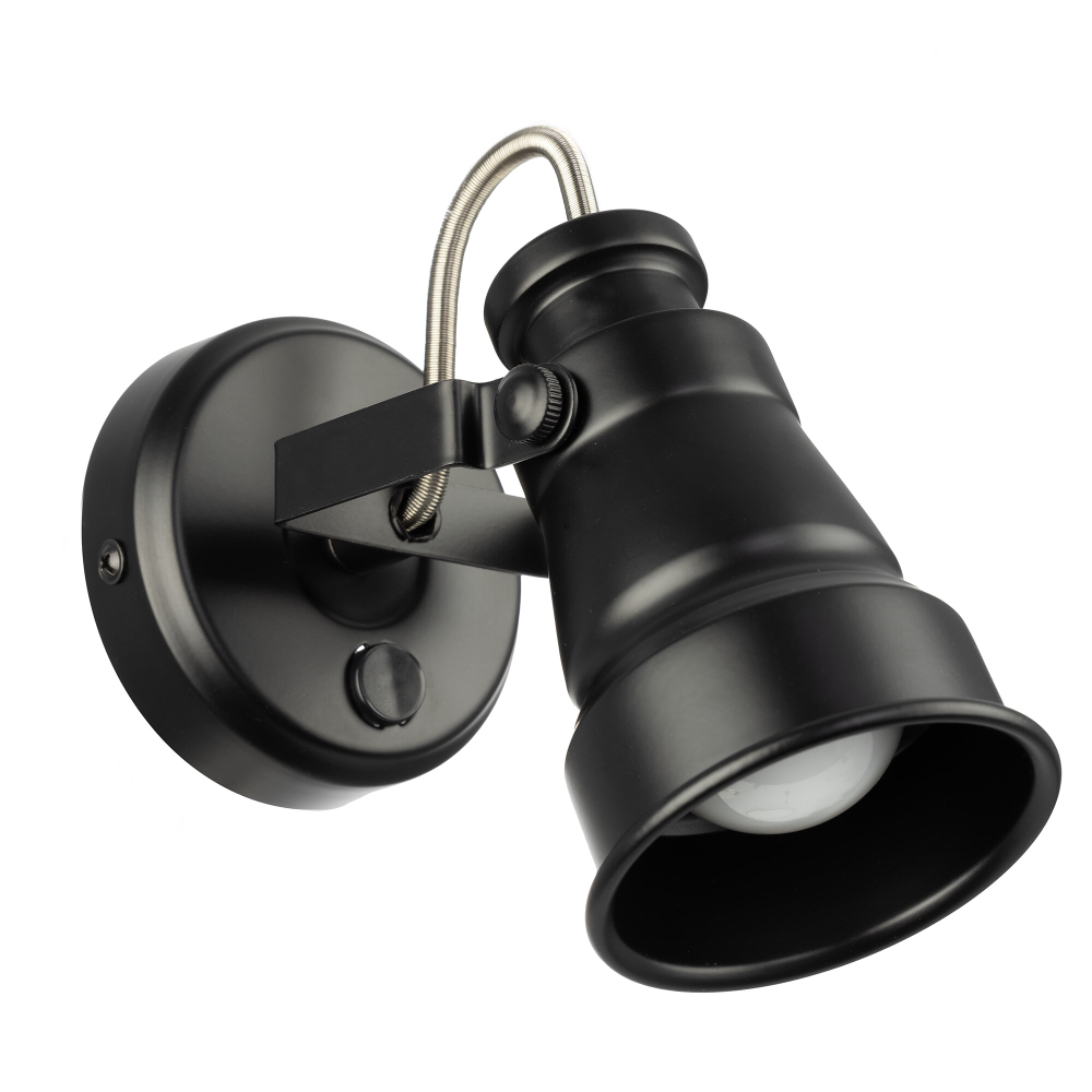 Citilux Бейкер CL541511 Спот поворотный с выключателем Чёрный