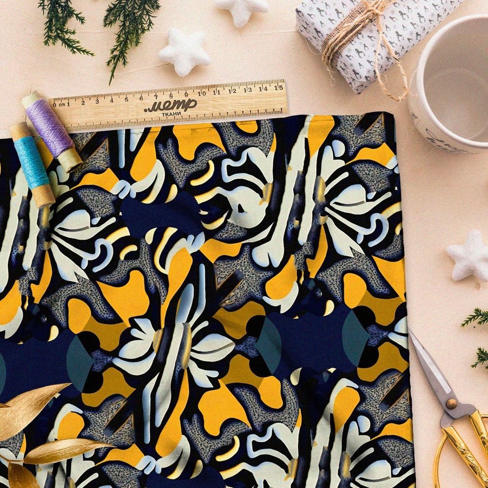 Ткань ниагара зебра глазами пчелы