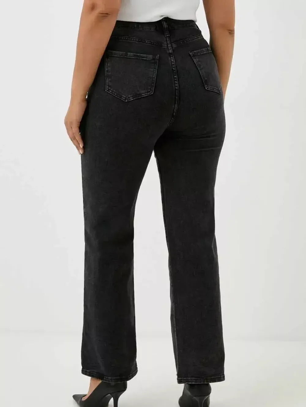 Джинсы палаццо широкие