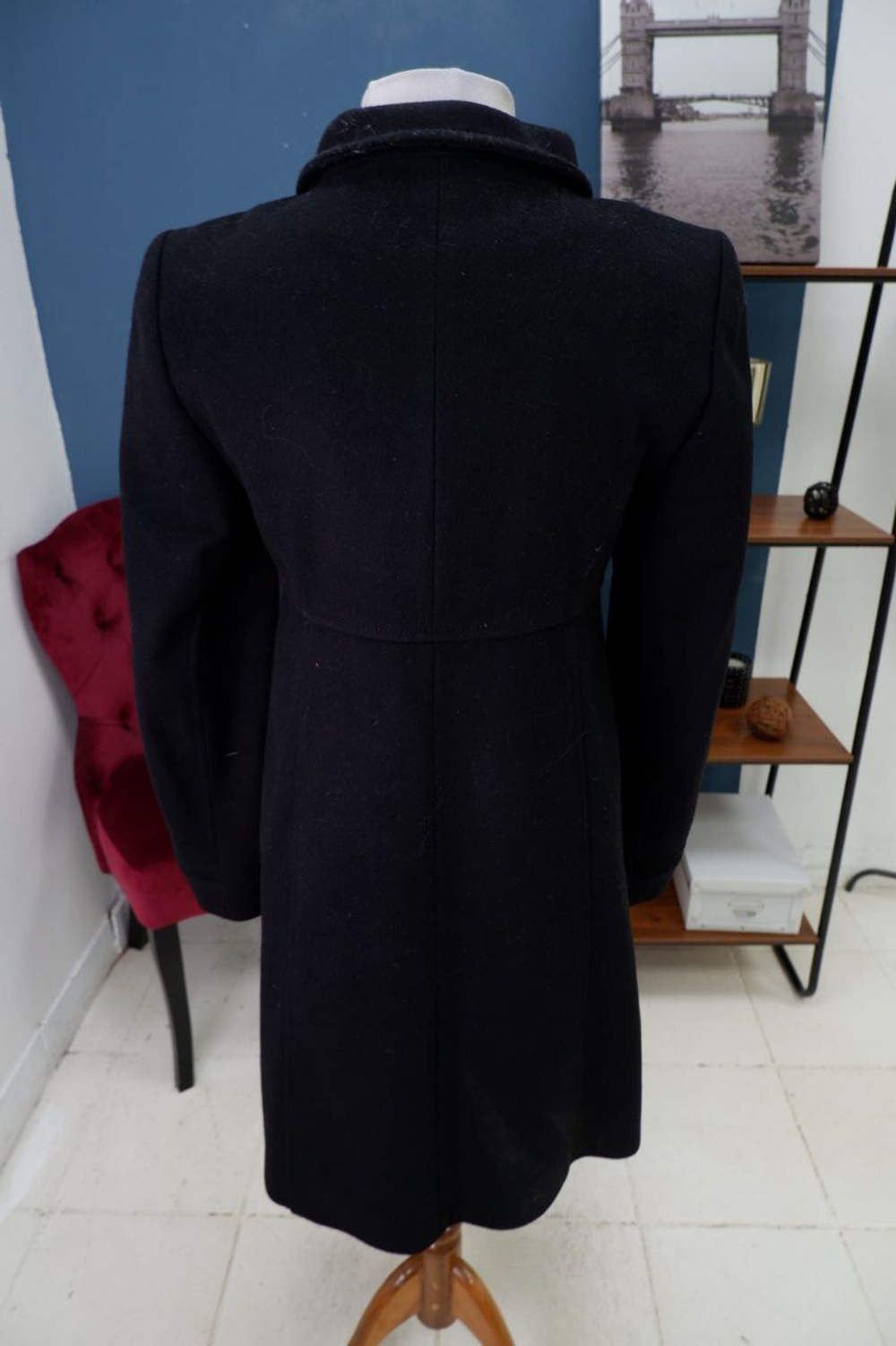 Пальто шерстяное 44 размер