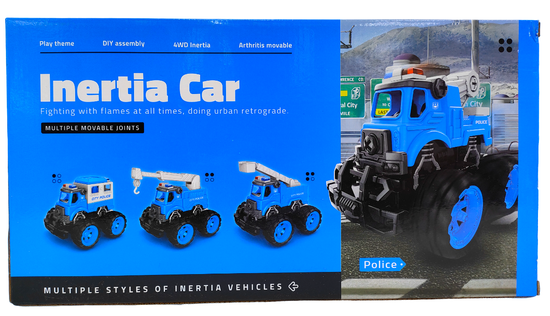 Набор машинок - конструктор DIY CAR "Полицейская спецтехника"