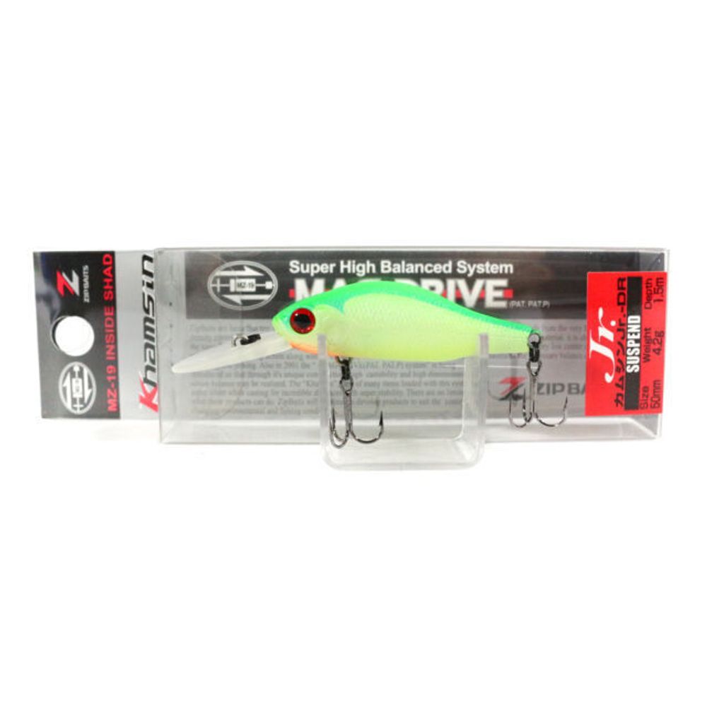 Воблер ZipBaits Khamsin Jr. DR 998 Luminous Chartlime