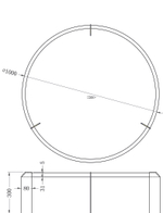 Стол журнальный Garda Decor Garda Decor d100*30 см