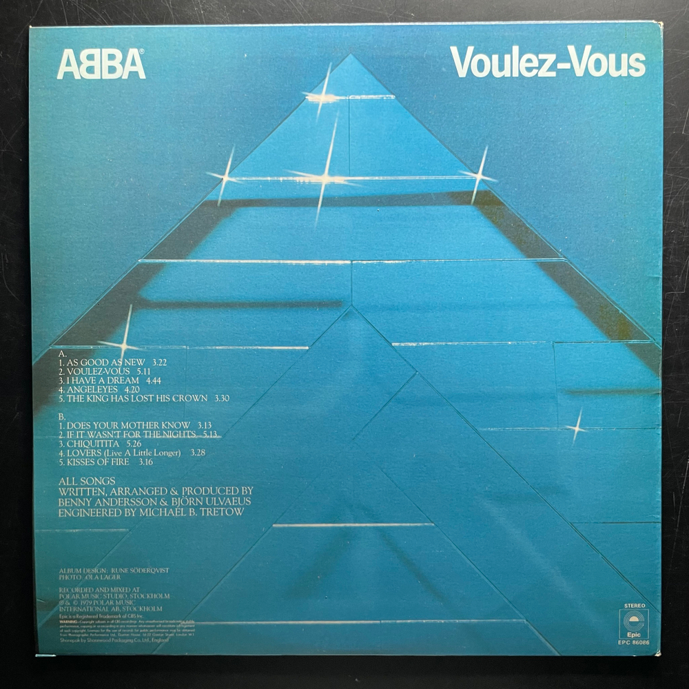 ABBA - Voulez-Vous (Англия 1979г.)