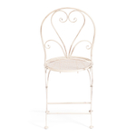 Стул Love Chair (PL08-11140) стальной сплав, античный белый, 40х47,5х94 см
