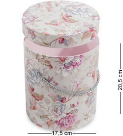 WG-78/3-A Коробка подарочная «Цилиндр» цв.серый