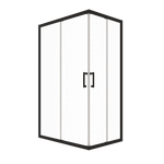 Душевая Ширма Triton Фикс-Блэк 120х80