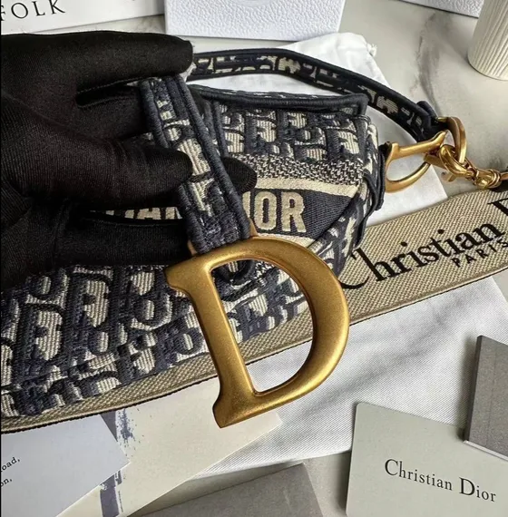 Сумка Dior Saddle черный