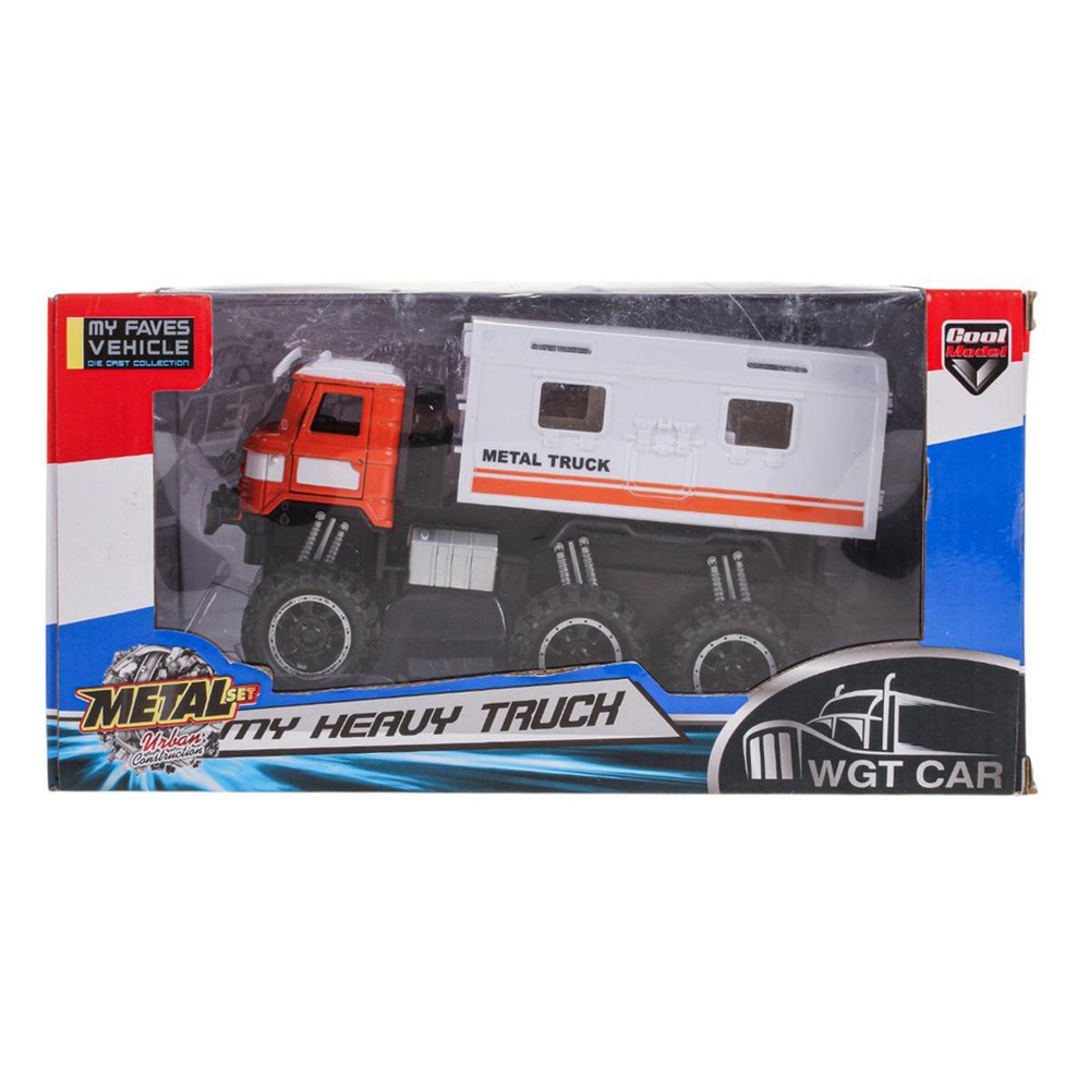 Машина ин. мет. Грузовик Полицейский свет, музыка