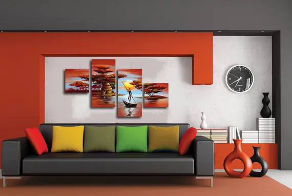 Модульная картина "Африканская мечта"