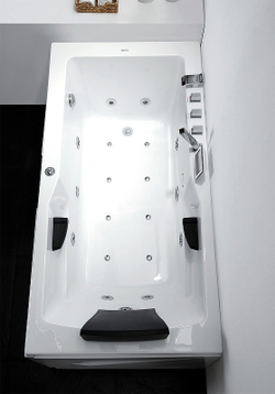 Акриловая ванна Gemy 171х86 G9066 II K L с гидромассажем