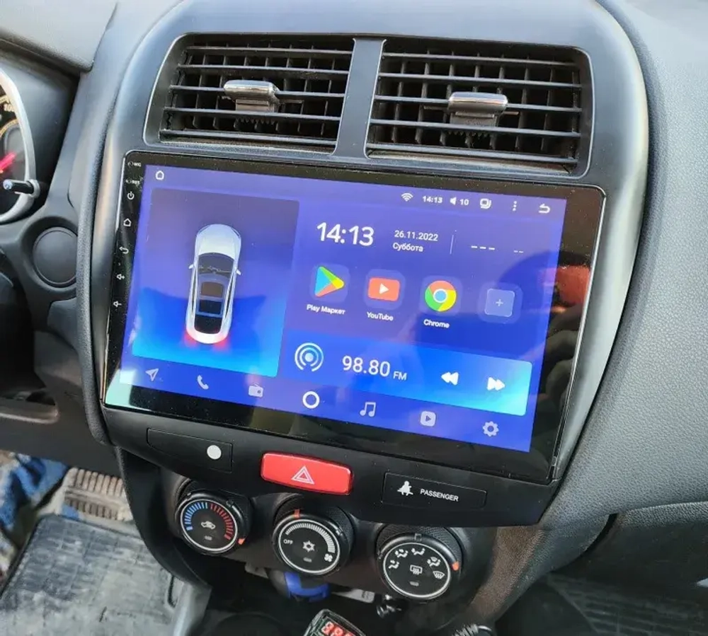 Магнитола для Mitsubishi ASX, Peugeot 4008, Citroen C4 Aircross 2010-2016 - Roximo RX-2614 Android 13, ТОП процессор, 8/128, SIM-слот