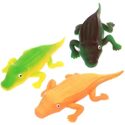 Игрушка «Крокодил», 17,5 см, сквиш с песком, микс