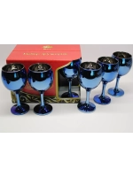 Фужеры для вина 6 штук Лазурит