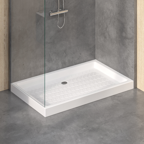 Поддон для душа прямоугольный керамический RGW CR (700x1400)